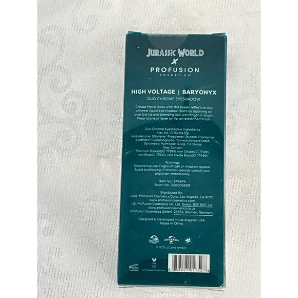 Jurassic World X Profusion Duo Chrome Eyeshadow Set 3  High Voltage Collection - Picture 7 of 7